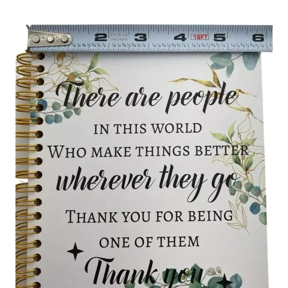 Appreciation Thank You Gifts Inspirational Spiral Notebook set of 12